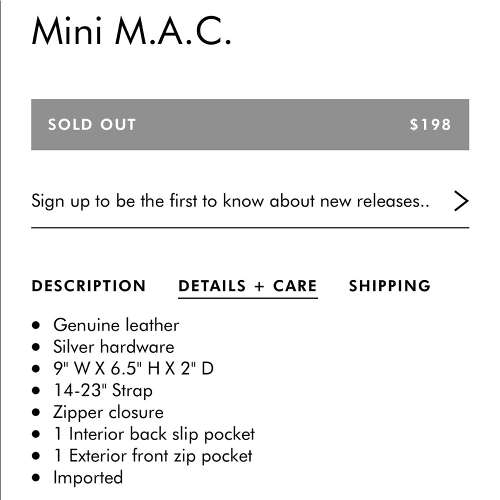 Rebecca Minkoff Mini M.A.C. - Picture 3 of 3